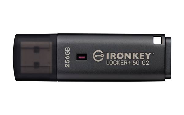 KINGSTON 256GB IronKey Locker Plus 50 G2 Eingabe / Ausgabe USB-Stick