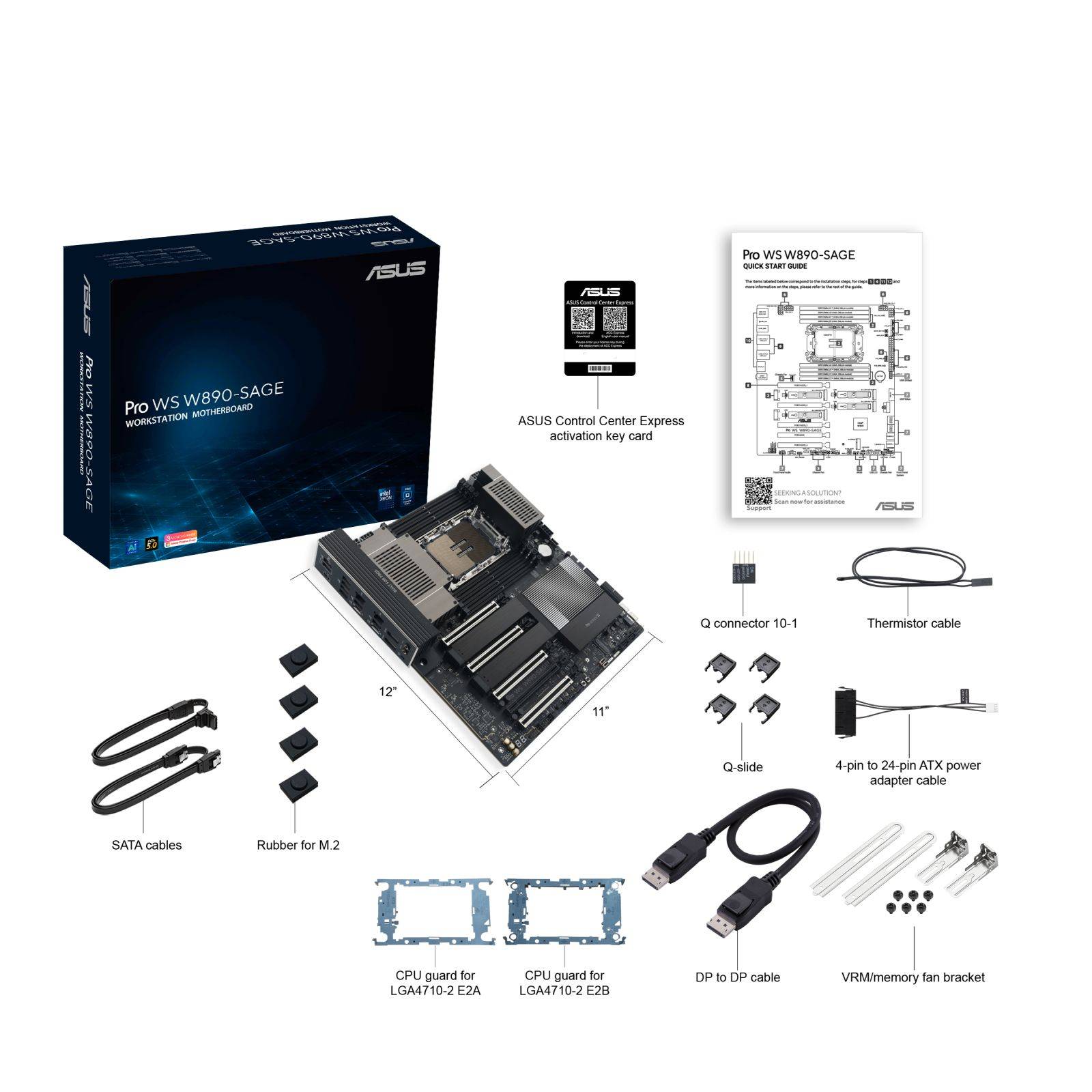 ASUS PRO WS W890E-SAGE (INTEL,4710,DDR5,EBB)-3