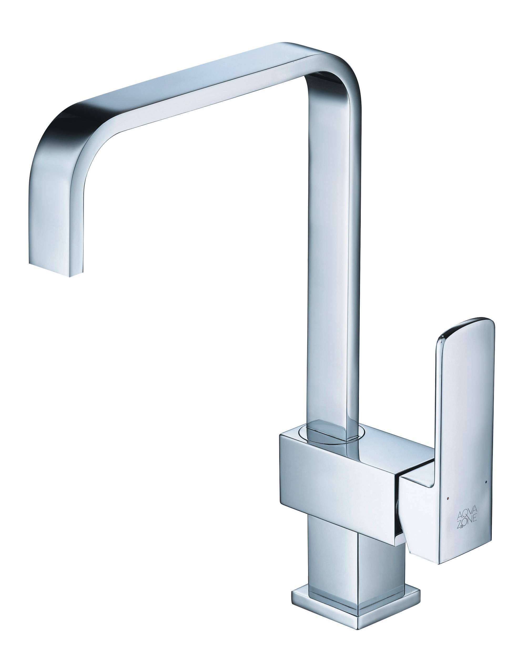 Beitz & Walz AQVADESIGN Spültisch-Ehm. Hebel seitlich eckig, chrom-0