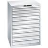 ESD-Schubladenschrank BxTxH 717 x 725 x 1000 mm 10 Schubladen Traglast 75 kg lichtgrau. Lista GmbH 86603949