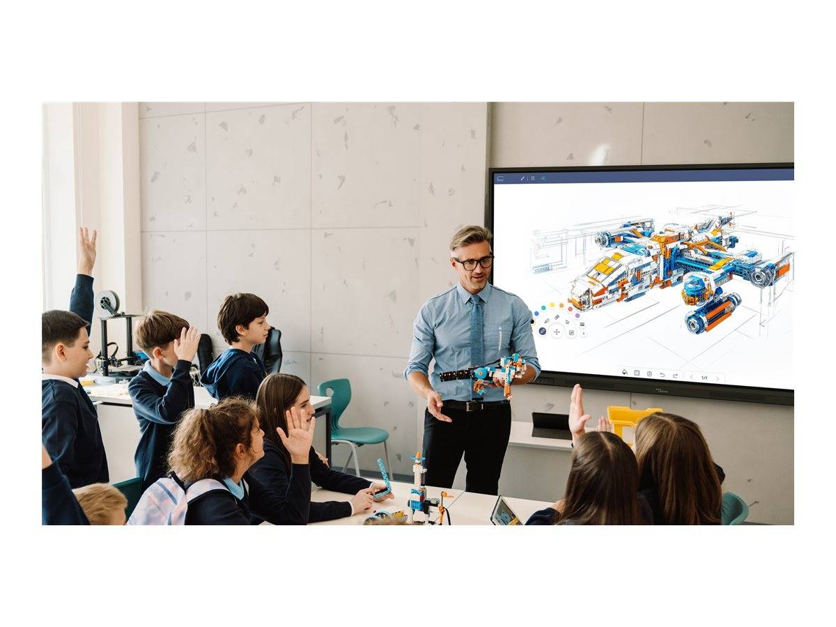Optoma H1F0H08BW101, 2,18 m (86"), 450 cd/m², 1,07 Milliarden Farben, 3840 x 2160 Pixel, 4K Ultra HD, Direct-LED-2