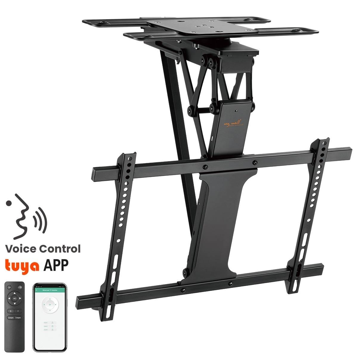 my wall Motorised & tilting TV ceiling mount For screen sizes 23 - 65 (58 - 165 cm), load capacity u-0