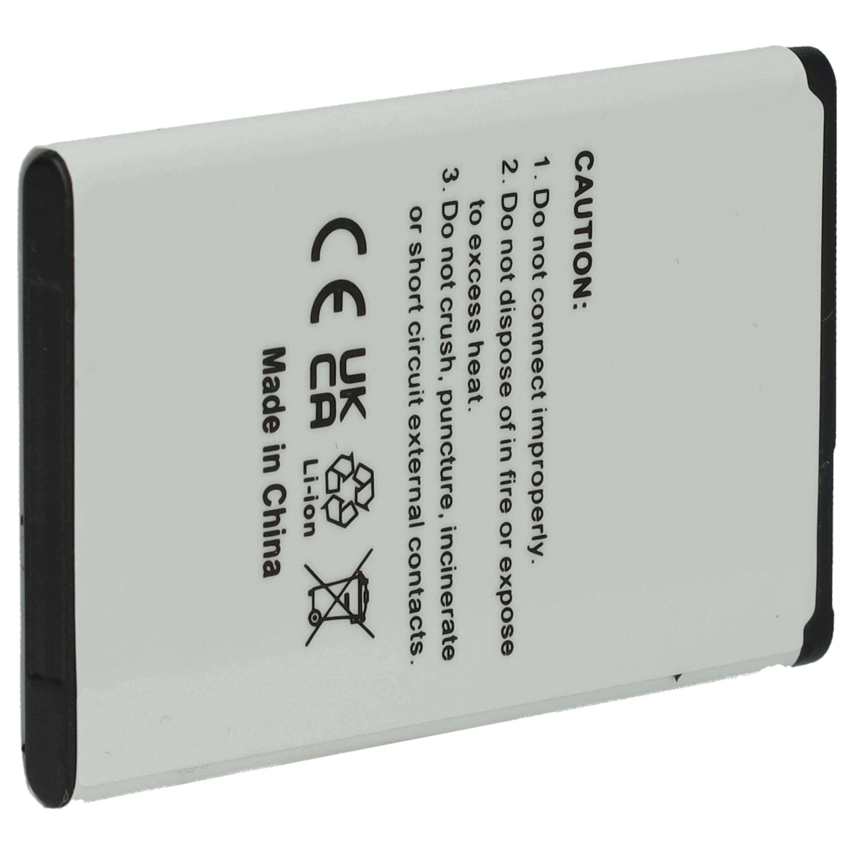 vhbw 2x Akku Ersatz für Nokia BL-4C | für Handy Smartphone Telefon (900 mAh, 3,7 V, Li-Ion)-2