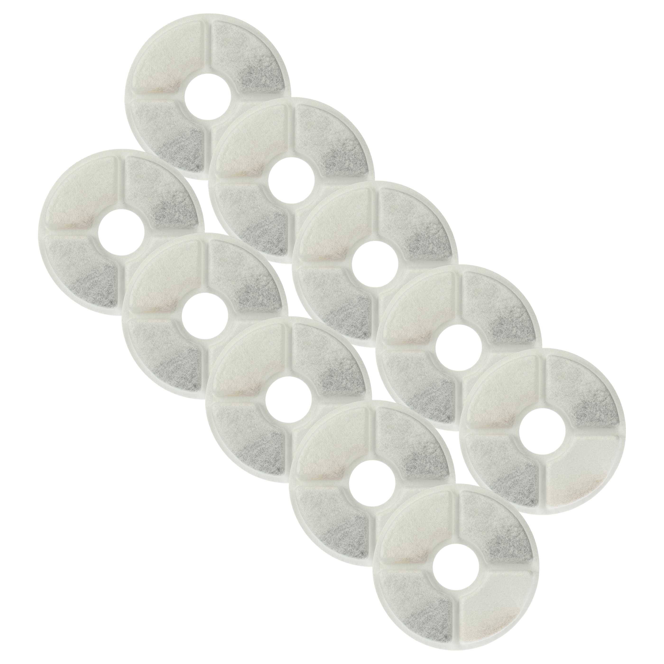 vhbw 10x Filter kompatibel mit isYoung Trinkbrunnen für Katzen | Hunde - Filterelement-0