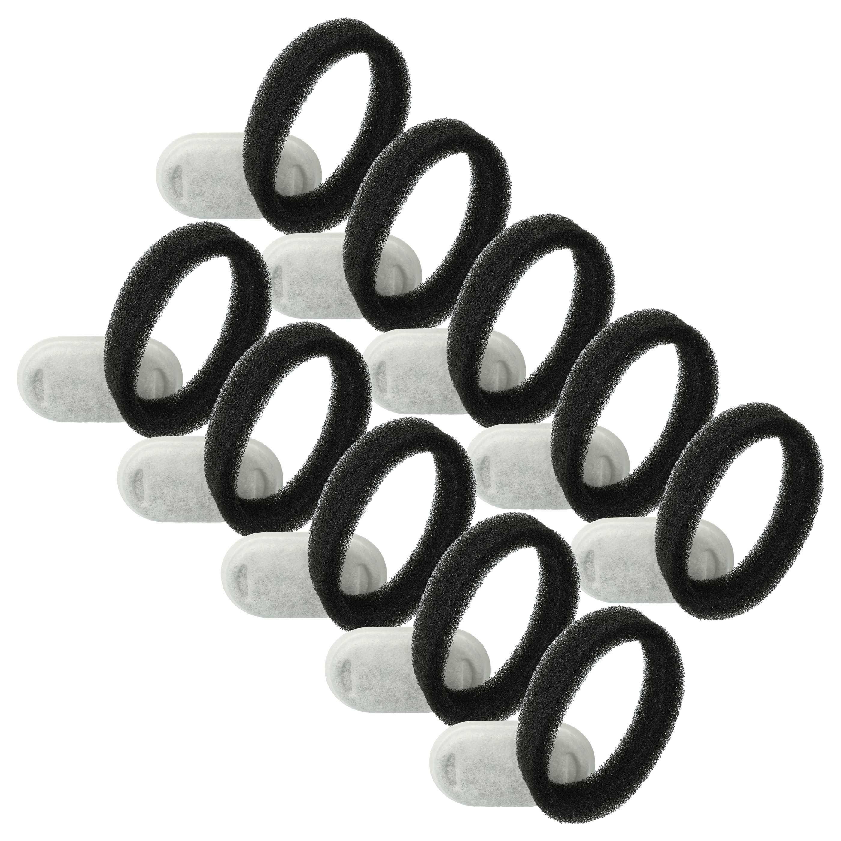 vhbw 10x Filter kompatibel mit Petlibro Trinkbrunnen für Katzen | Hunde - Filterelement + Pumpenfilter-0