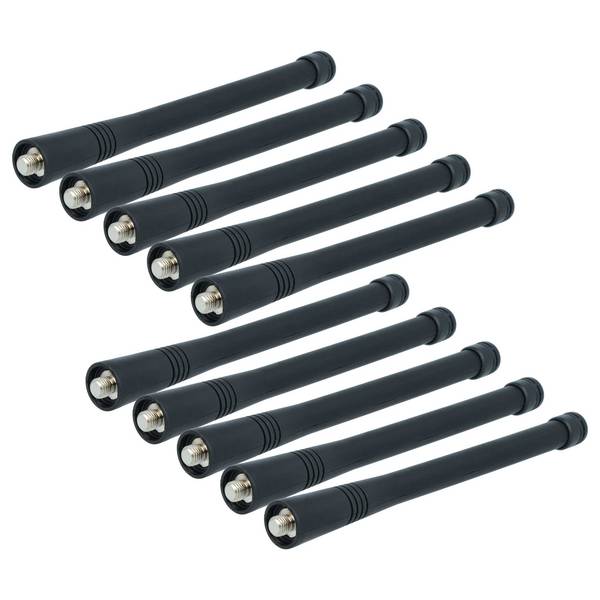 vhbw 10x Antenne kompatibel mit Motorola GP388 | GP640, GP88 S, HT10, HT1250, GP680, GP88, GP73, GP600, GP68 Funkgerät -