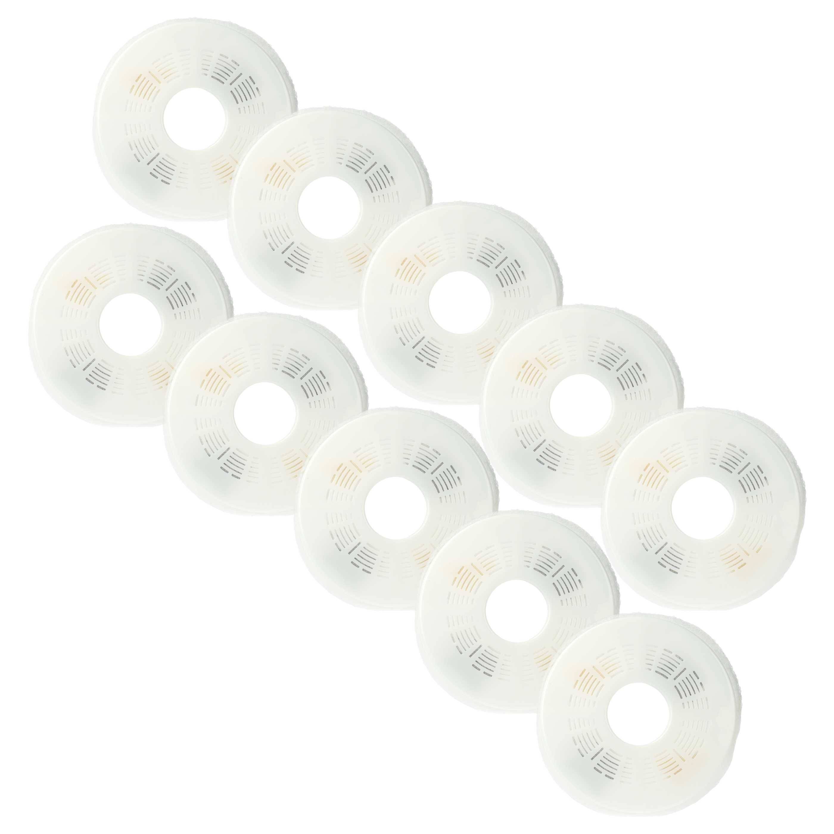 vhbw 10x Filter kompatibel mit Catit 50023 | 50053, 50761, 55600, 43742 W Trinkbrunnen für Katzen, Hunde - Filterelement-0