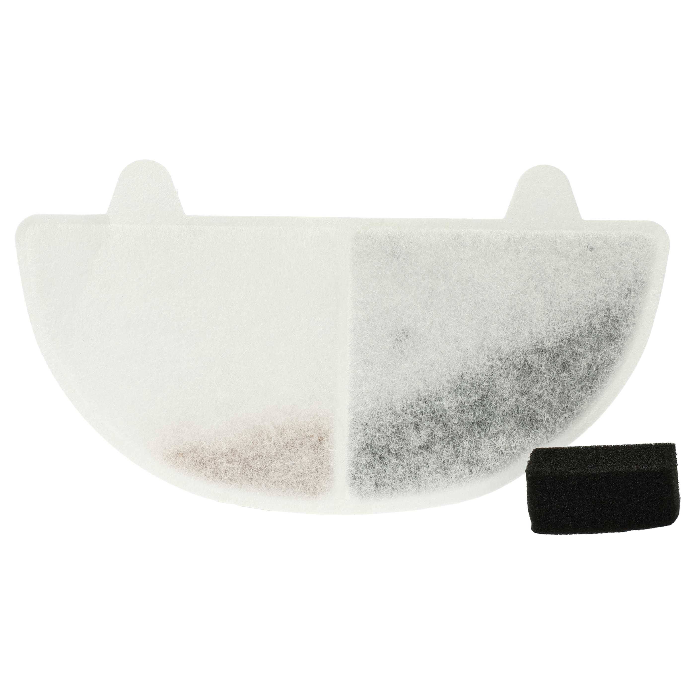 vhbw 5x Filter kompatibel mit HomeRunPet CF2 | WF20 Trinkbrunnen für Katzen, Hunde - Filterelement + Pumpenfilter-3