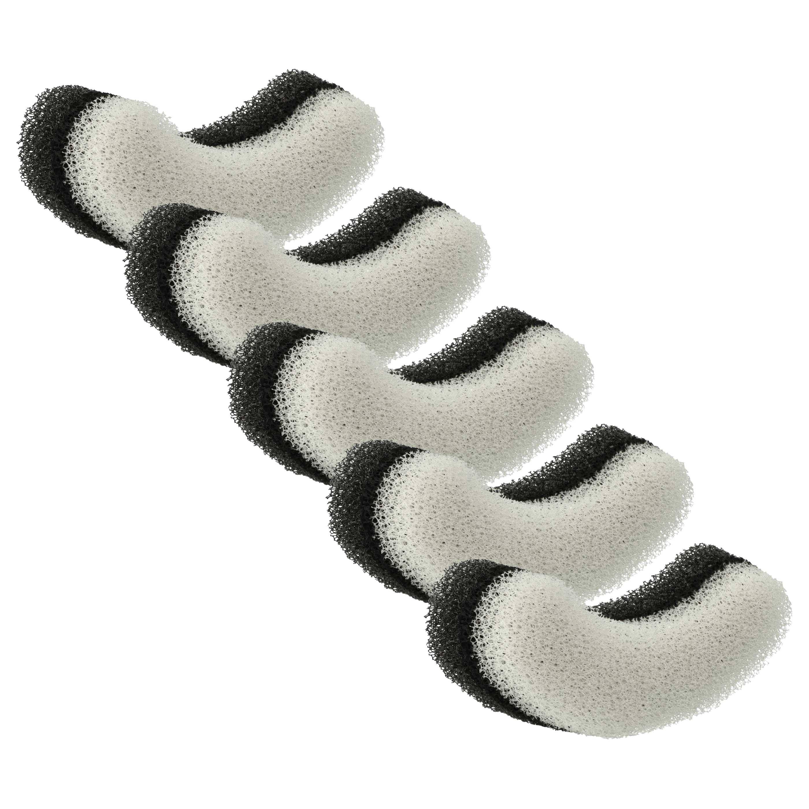 vhbw 5x Filter kompatibel mit NPET WF100 | WF050TP Trinkbrunnen für Katzen, Hunde - Filterelement-0