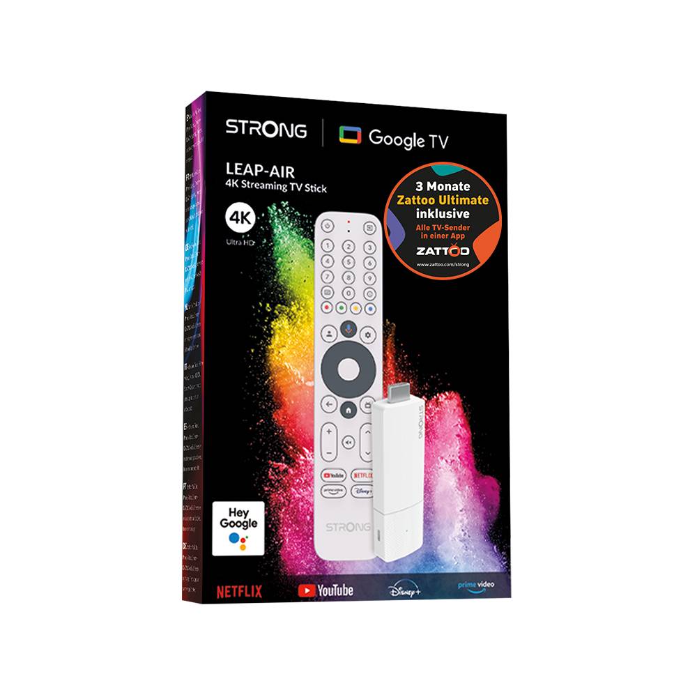 Strong Leap-Air Ultimate, 4K Ultra HD, Android, 3840 x 2160 Pixel, 720p, 1080p, 2160p, A35, 1,8 GHz-1