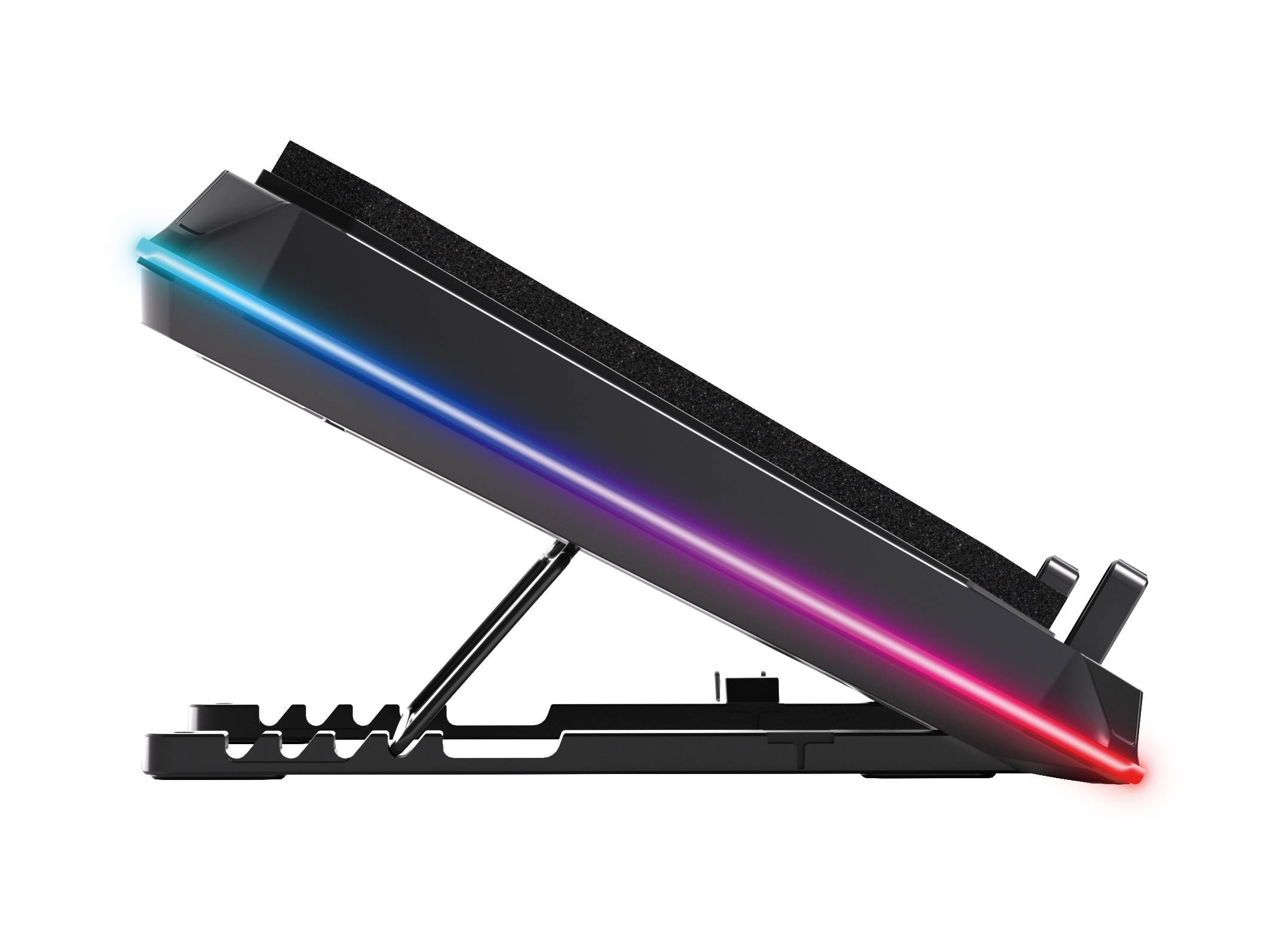 Conceptronic USB-C Laptop-Kuehlpad+ Handyhalter RGB 12V-3