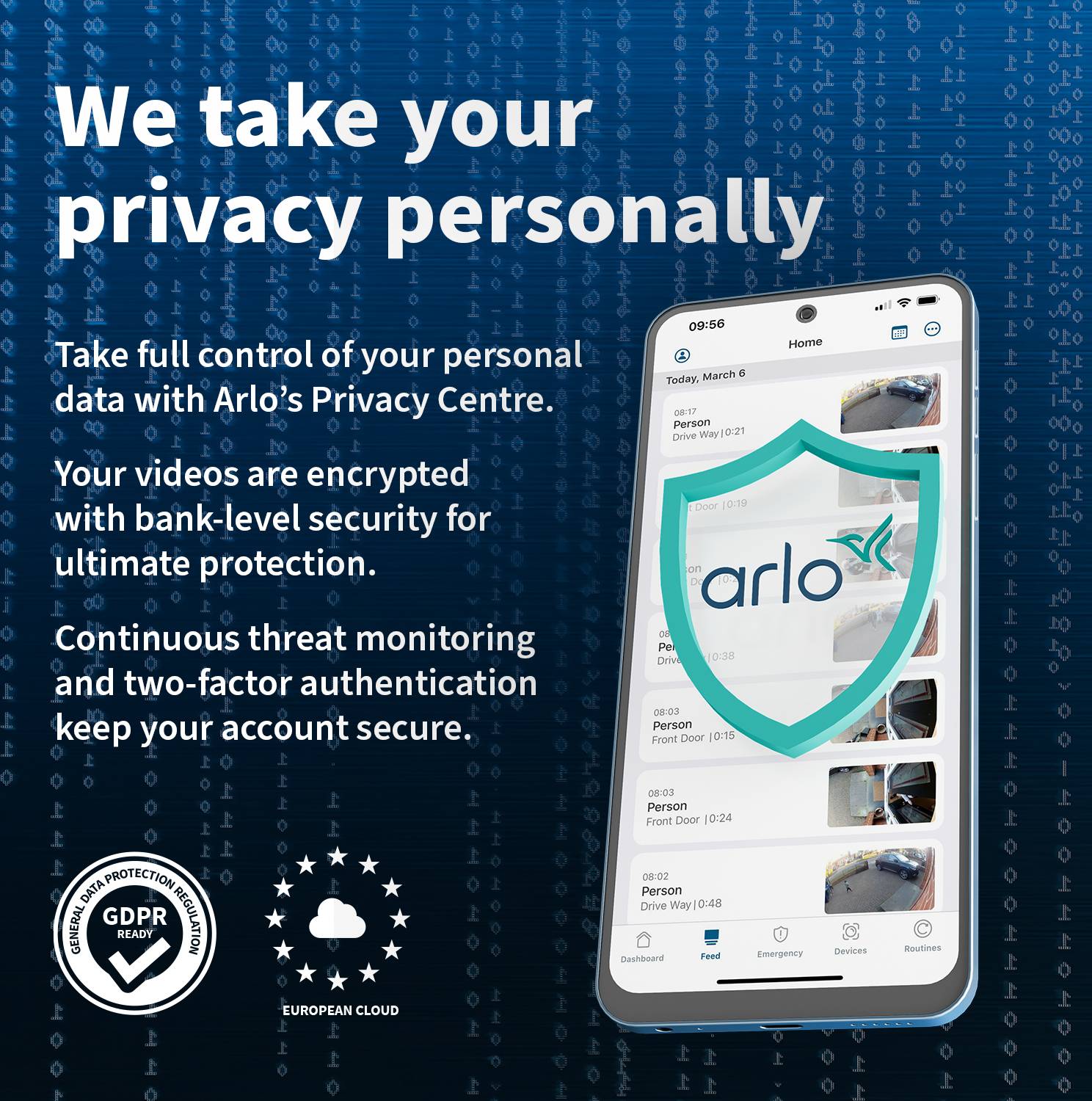 Arlo Essential 3 HD Sicherheitskamera Weiß 2er Set 2MP (1920x1080), WLAN, Akku, Indoor/Outdoor, Intelligente Erkennung-1