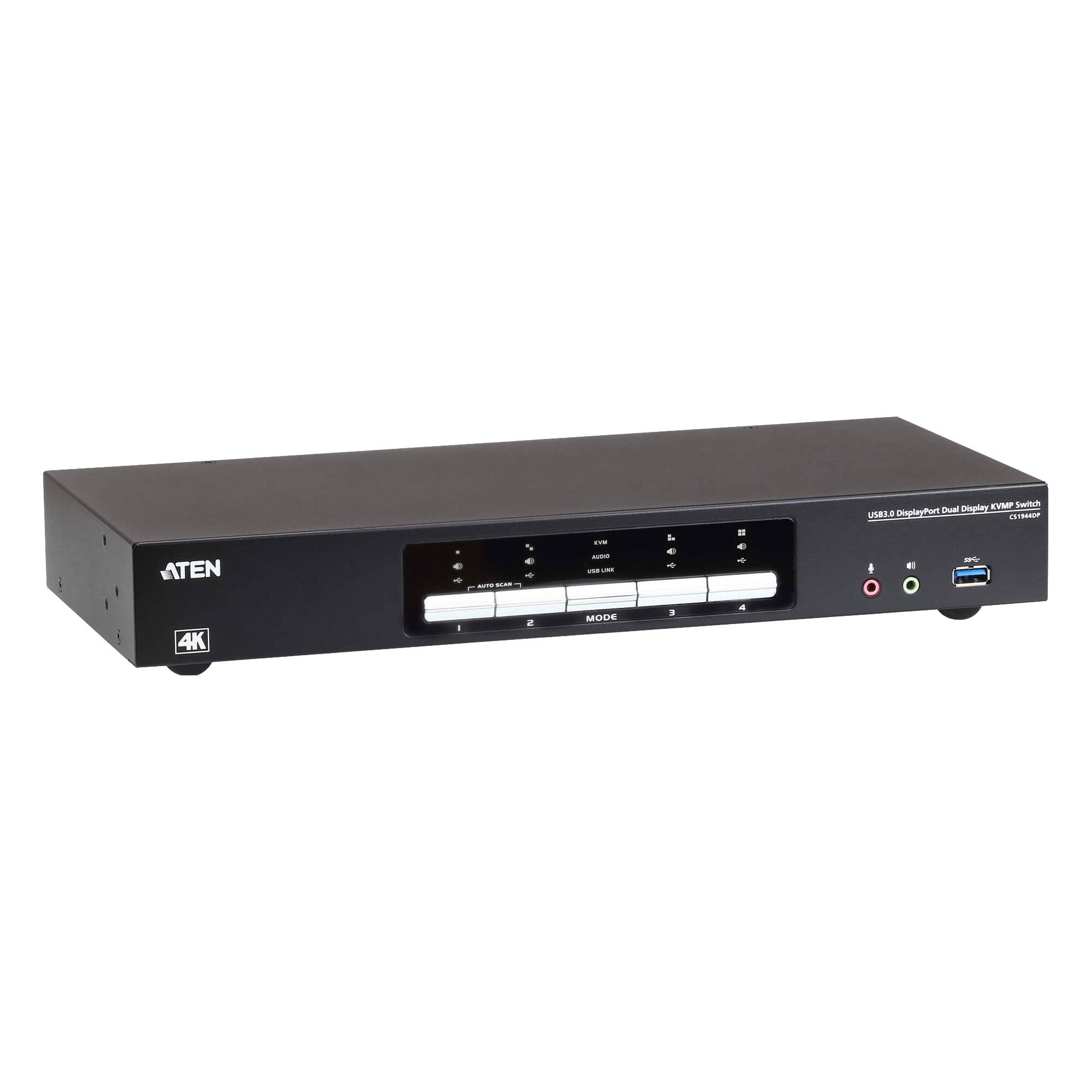 ATEN CS1944DPA KVMP-Switch 4-fach Dual-Display, DisplayPort, USB 3.0, 8K-1