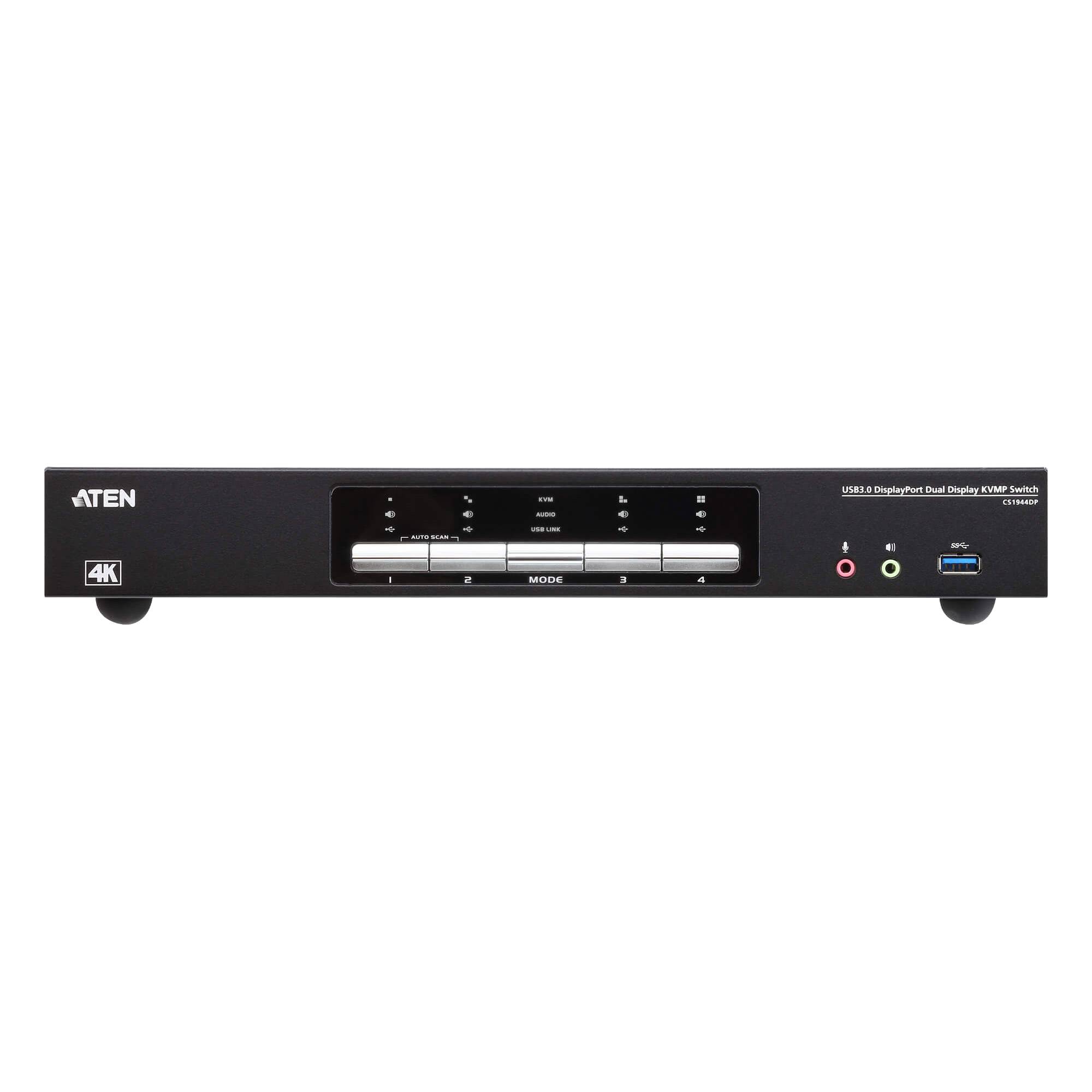 ATEN CS1944DPA KVMP-Switch 4-fach Dual-Display, DisplayPort, USB 3.0, 8K-2