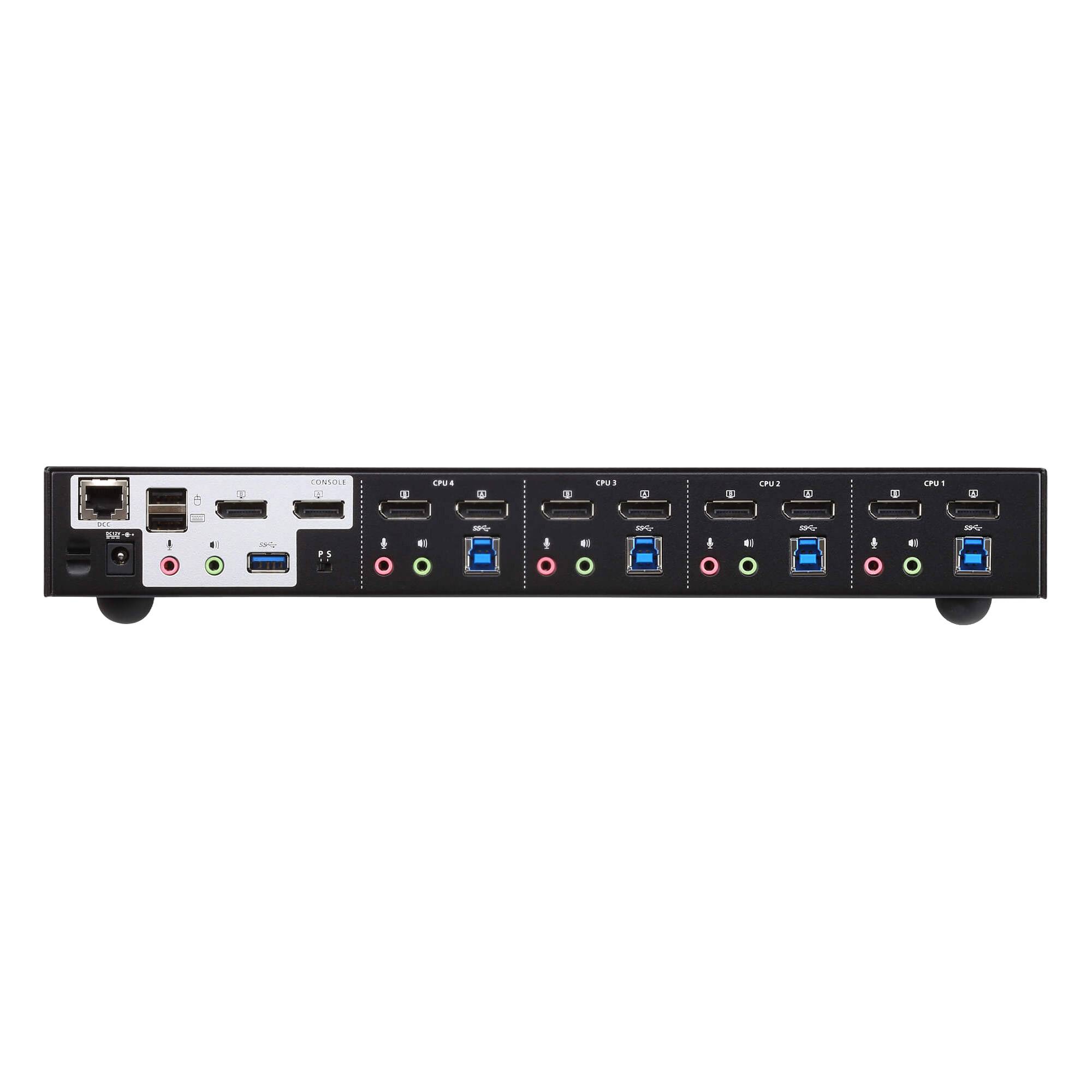 ATEN CS1944DPA KVMP-Switch 4-fach Dual-Display, DisplayPort, USB 3.0, 8K-3