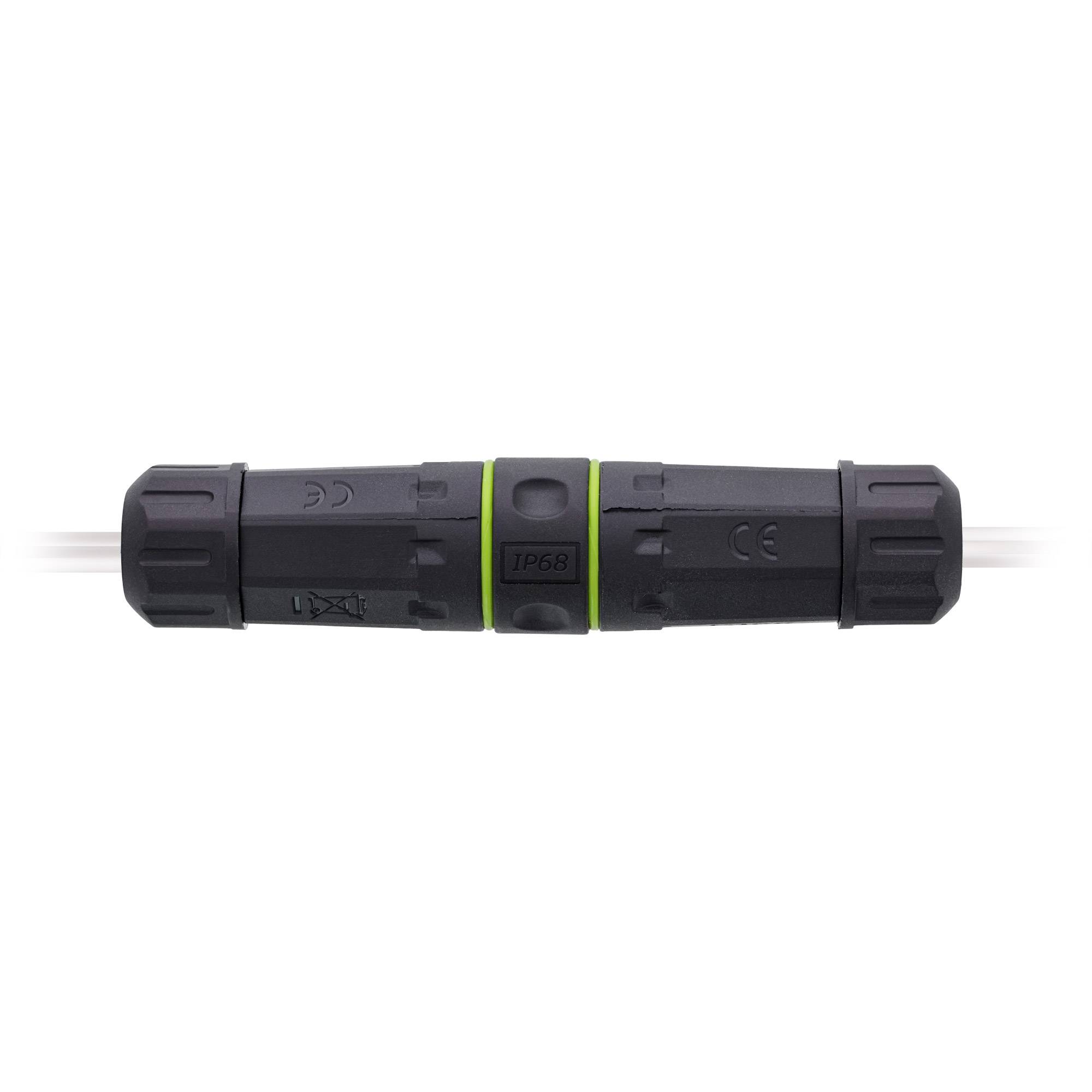 InLine® LWL-Kupplung LC, IP68, 2x2 LC Buchse, Outdoor, M20 Adapter / Konverter IP68 Wasserdichte-3
