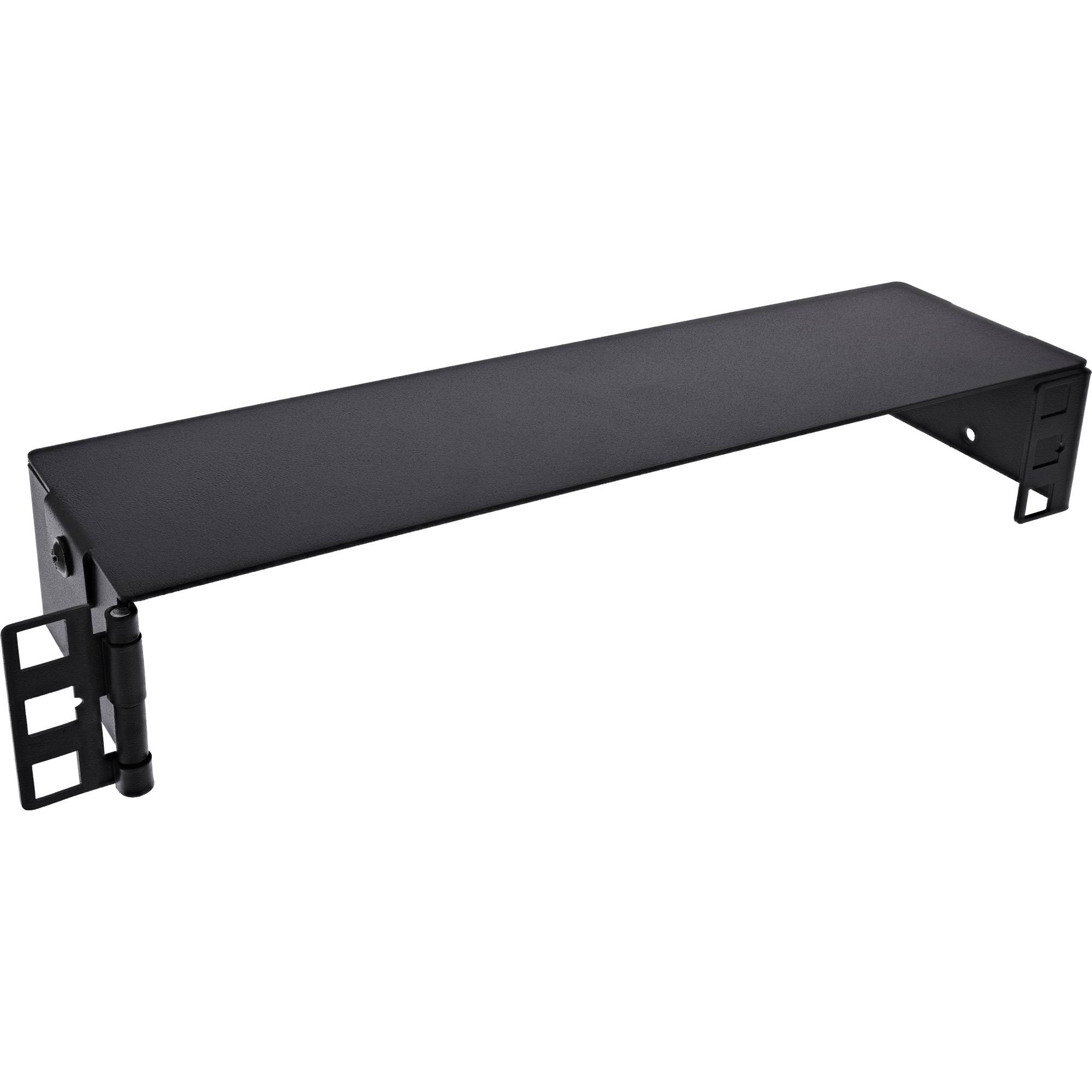 InLine 10'' Mini Rack zur Wandmontage 1HE 7.6cm Tiefe schwarz (10101A)-2