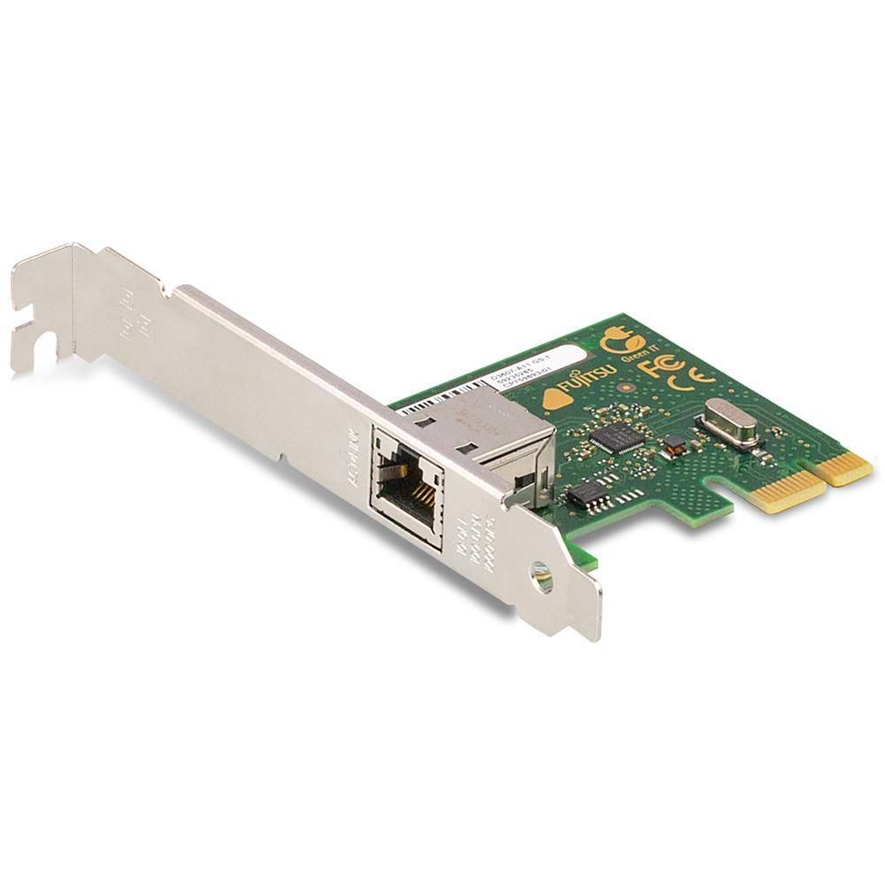 Fujitsu D3607-A11 Netzwerkkarte (1-Slot, GigaBit LAN, PCIe x1, 1x RJ-45 Port)-0