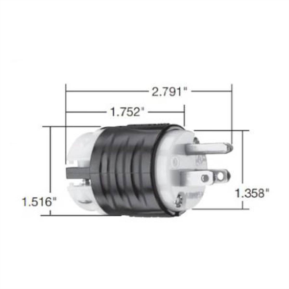Bachmann Stecker 2 pol. 3 adr. BM0022544-0
