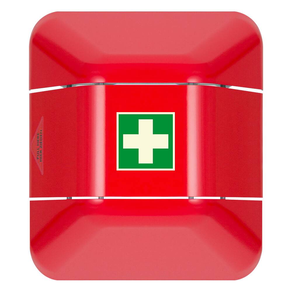 Aufbewahrungsschrank für Erste Hilfe, modular, rot, 43,3 x 22,5 x 52,7 cm-0