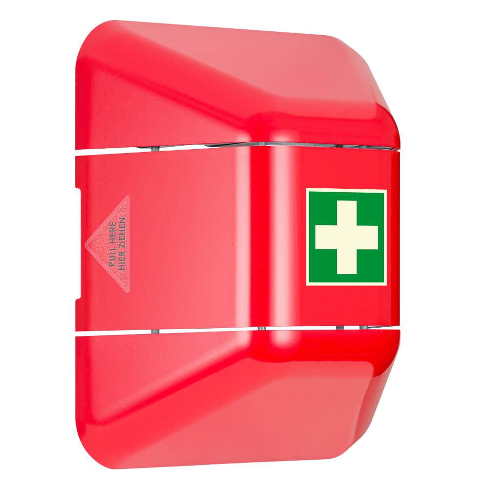 Aufbewahrungsschrank für Erste Hilfe, modular, rot, 43,3 x 22,5 x 52,7 cm-1