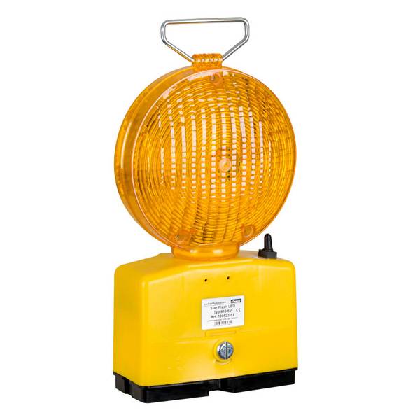 NISSEN Blitzleuchte Star-Flash LED 610, gelb, EN 12352, Ø 19 cm