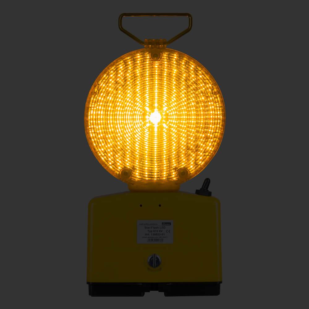 NISSEN Blitzleuchte Star-Flash LED 610, gelb, EN 12352, Ø 19 cm-2