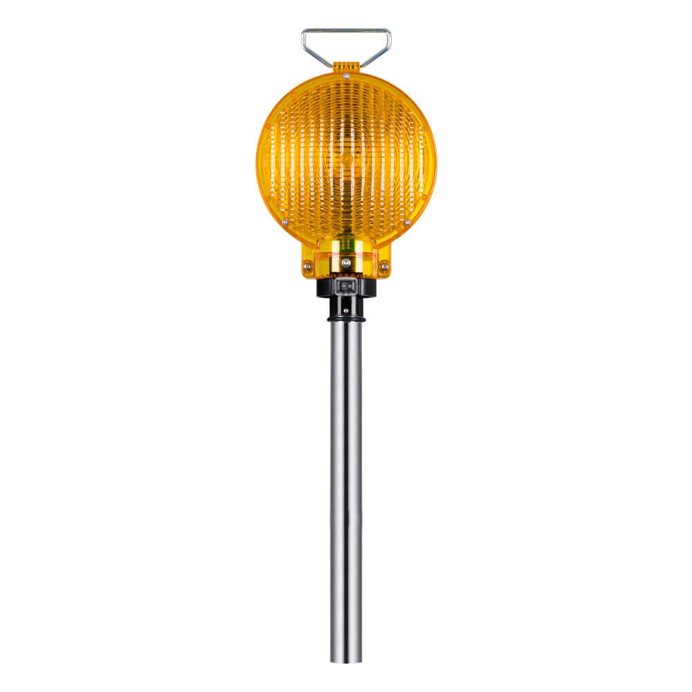 NISSEN Stab-Leuchte LED 62/S, 2-seitig, für Leitkegel ab 50 cm, gelb, Ø 20 cm-1