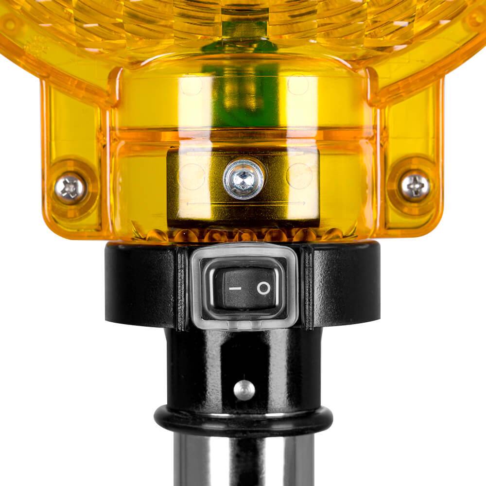 NISSEN Stab-Leuchte LED 62/S, 2-seitig, für Leitkegel ab 50 cm, gelb, Ø 20 cm-4