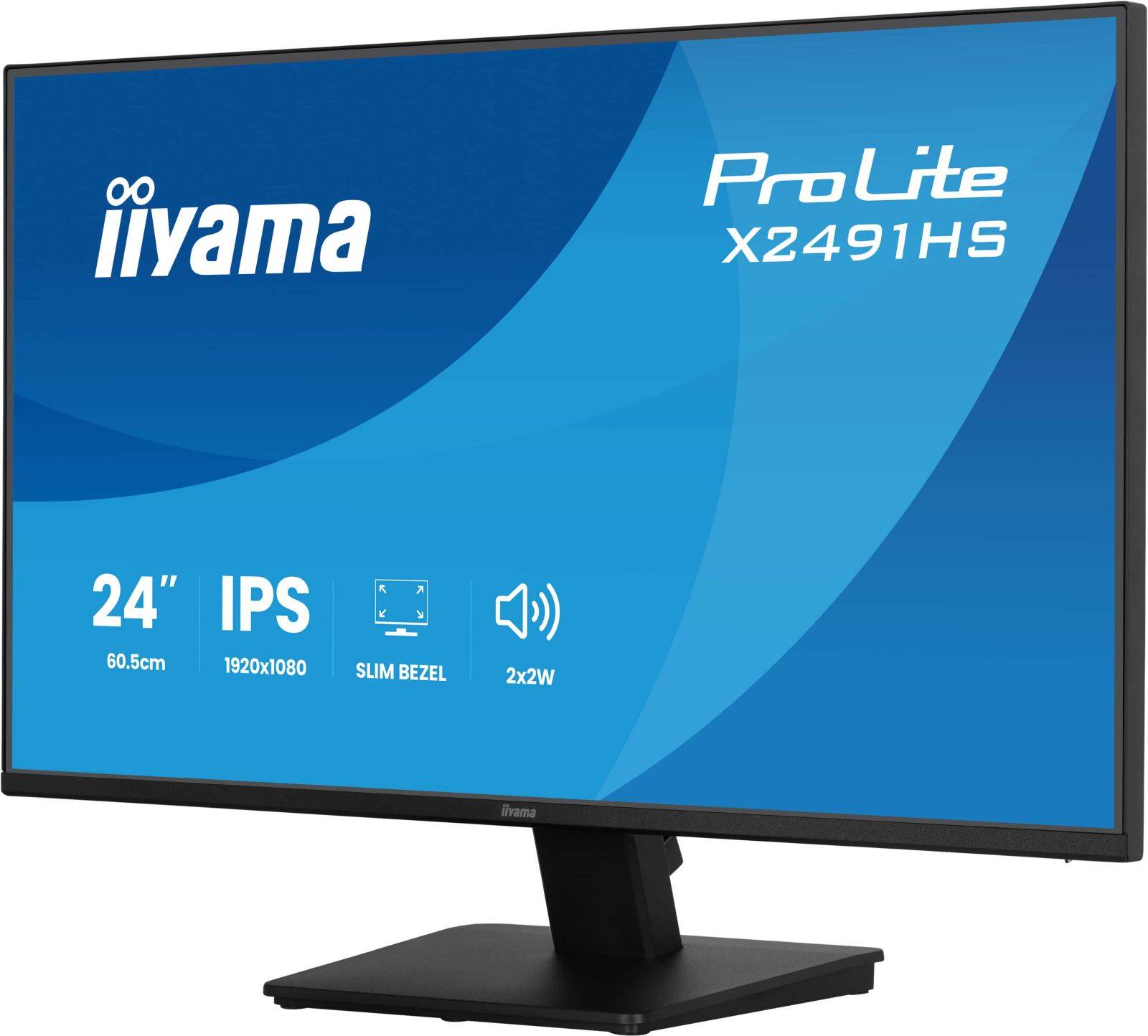 Iiyama ProLite X2491HS-B1 - LED-Monitor - 61 cm (24")(23.8" sichtbar) - 1920 x-4