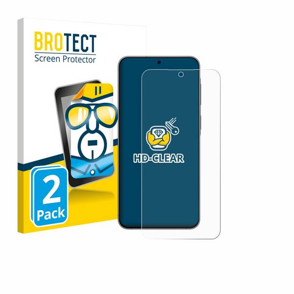 2x BROTECT Schutzfolie für Samsung Galaxy A57 5G Folie Klar Transparent