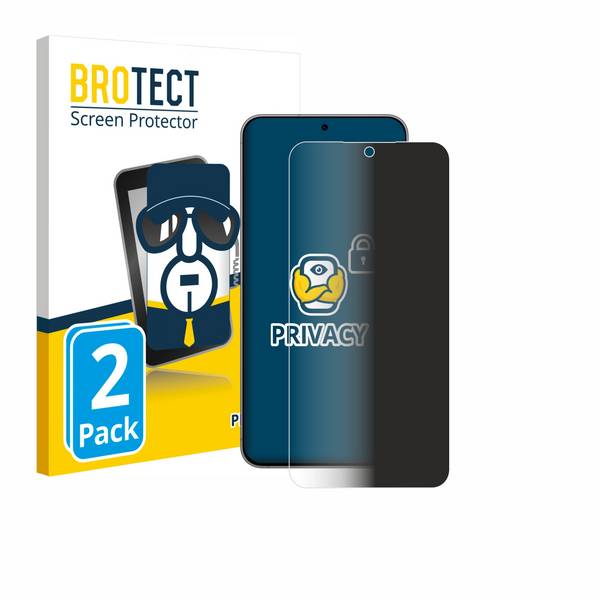 2x BROTECT Blickschutzfolie für Samsung Galaxy A57 5G Anti-Spy Privacy Blaulichtschutz Sichtschutzfolie