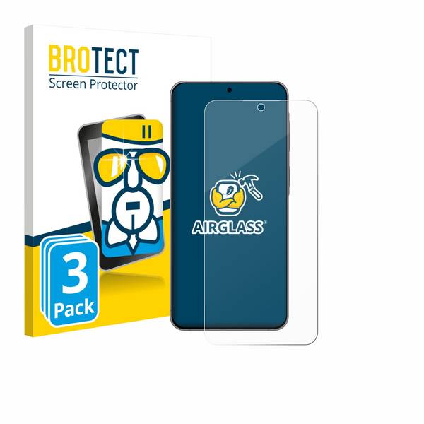 3x BROTECT Schutzglas für Samsung Galaxy A57 5G Schutzfolie Panzer Folie Glas Display Schutz klar