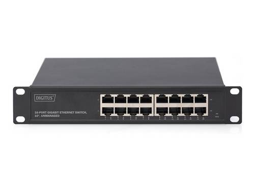 10" Gigabit Ethernet Switch, 16-Port, Unmanaged