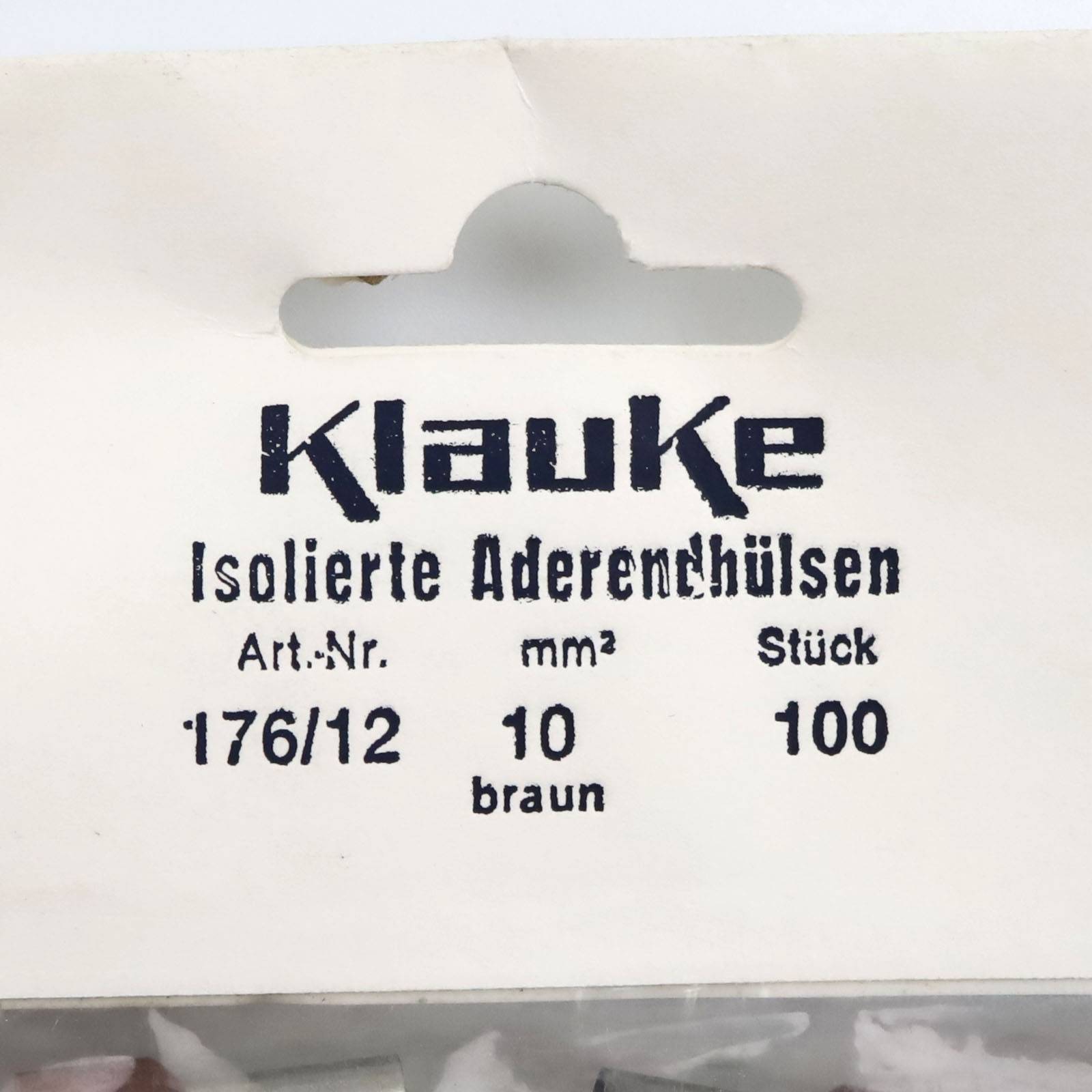 Klauke 17612, Zinn, Braun, Silber, Polypropylen (PP), 10 mm², 4,5 mm, 2,15 cm-1