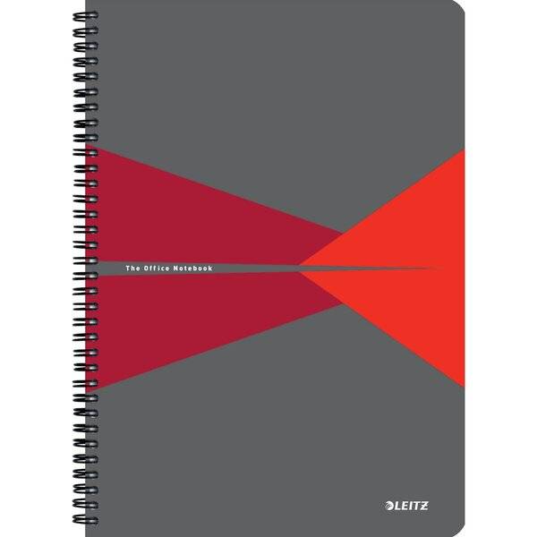 Collegeblock Office A4 PP liniert rot-0