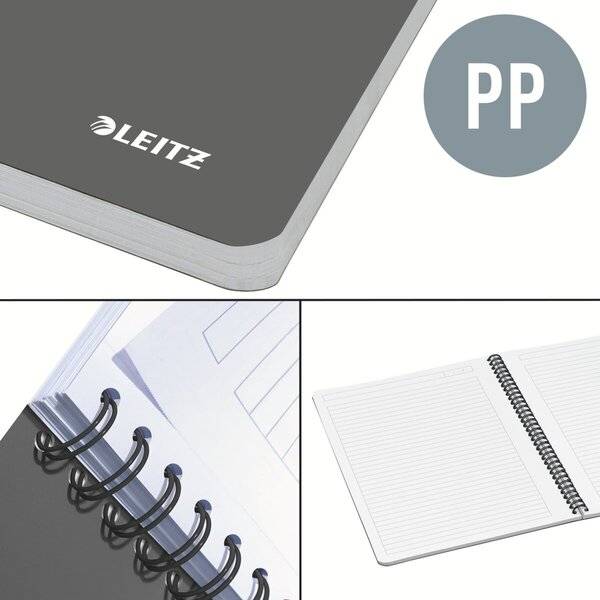 Collegeblock Office A5 PP liniert blau-1