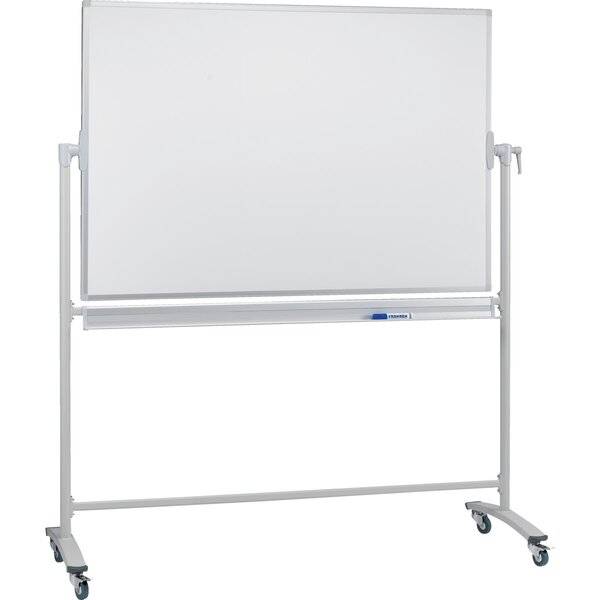 Stativdrehtafel Whiteboard Stahl 150x120cm-0