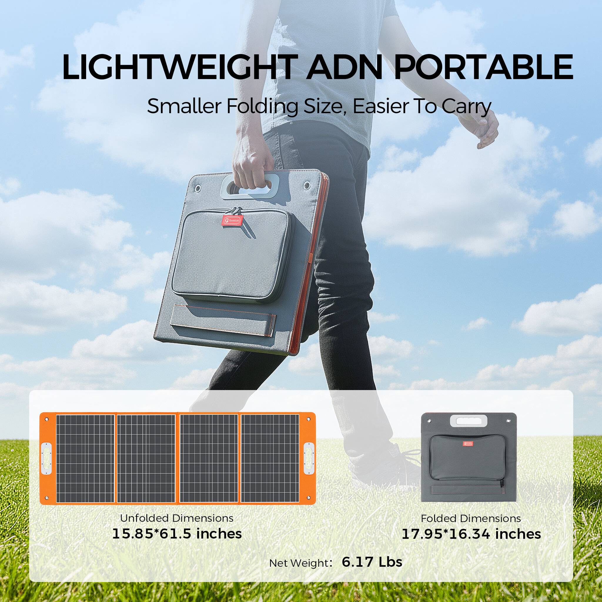 Symbolbild für FlashFish TSP100 100W faltbares Solarpanel