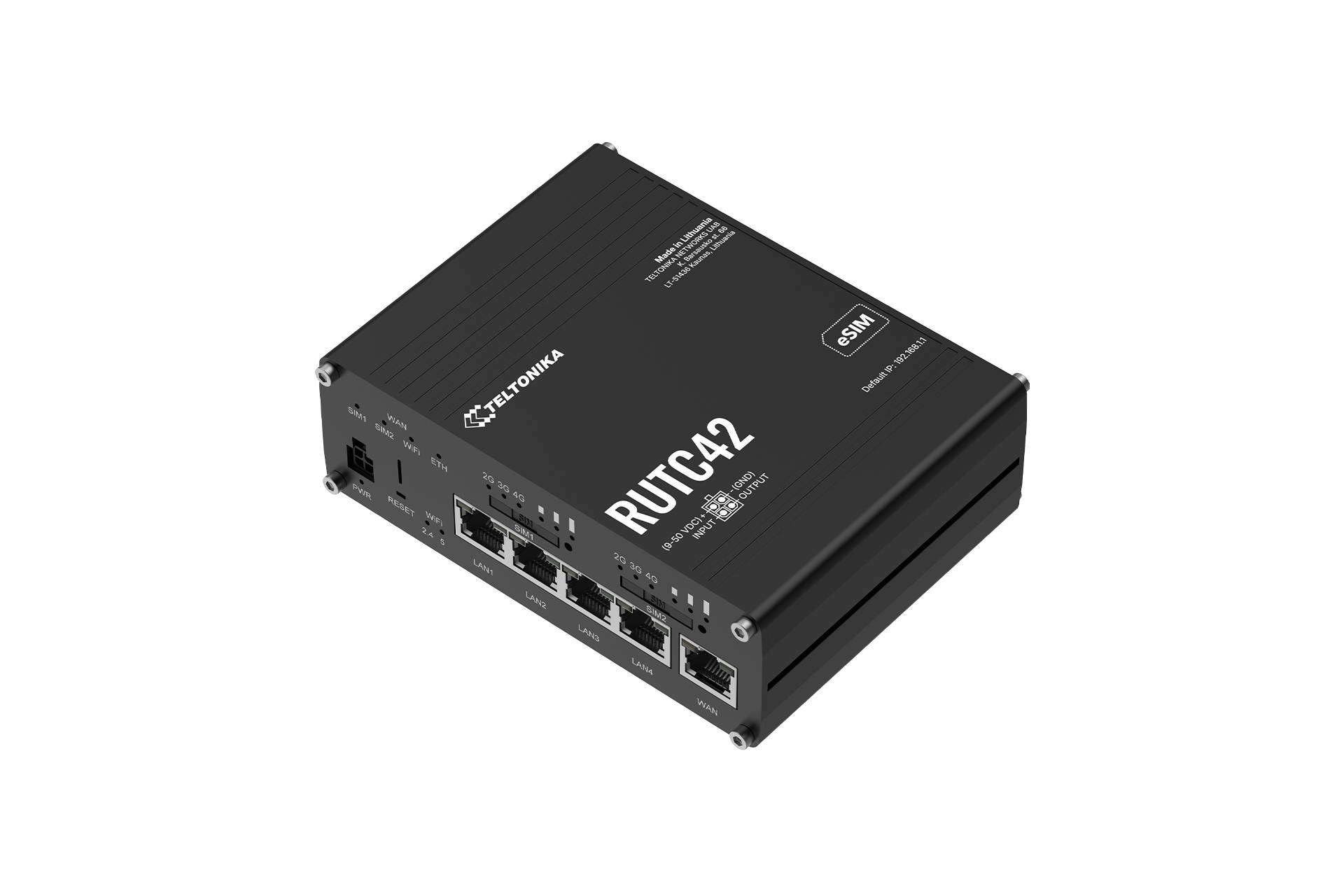 TELTONIKA RUTC42 Dual-eSIM LTE Router-1