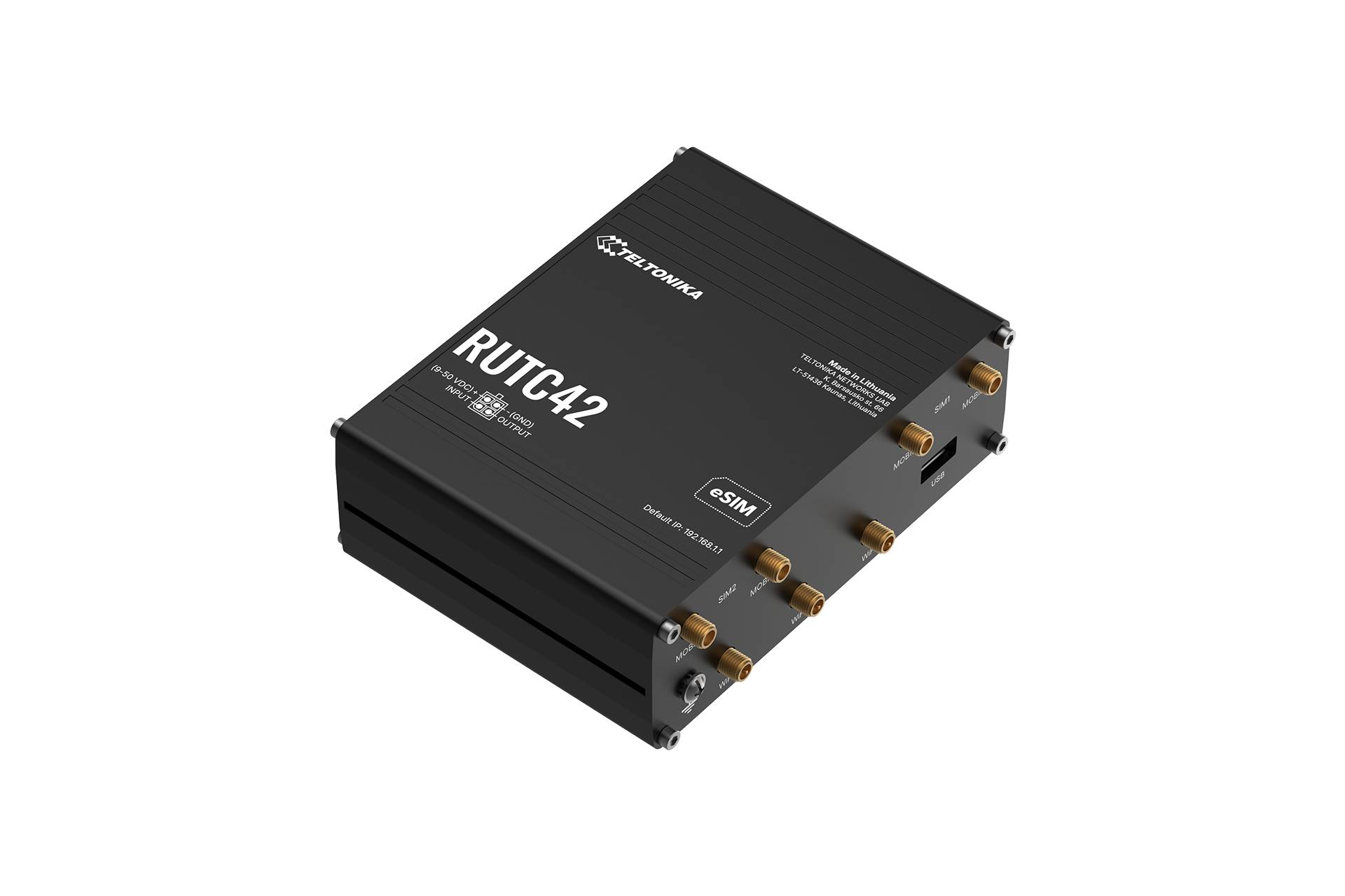 TELTONIKA RUTC42 Dual-eSIM LTE Router-2