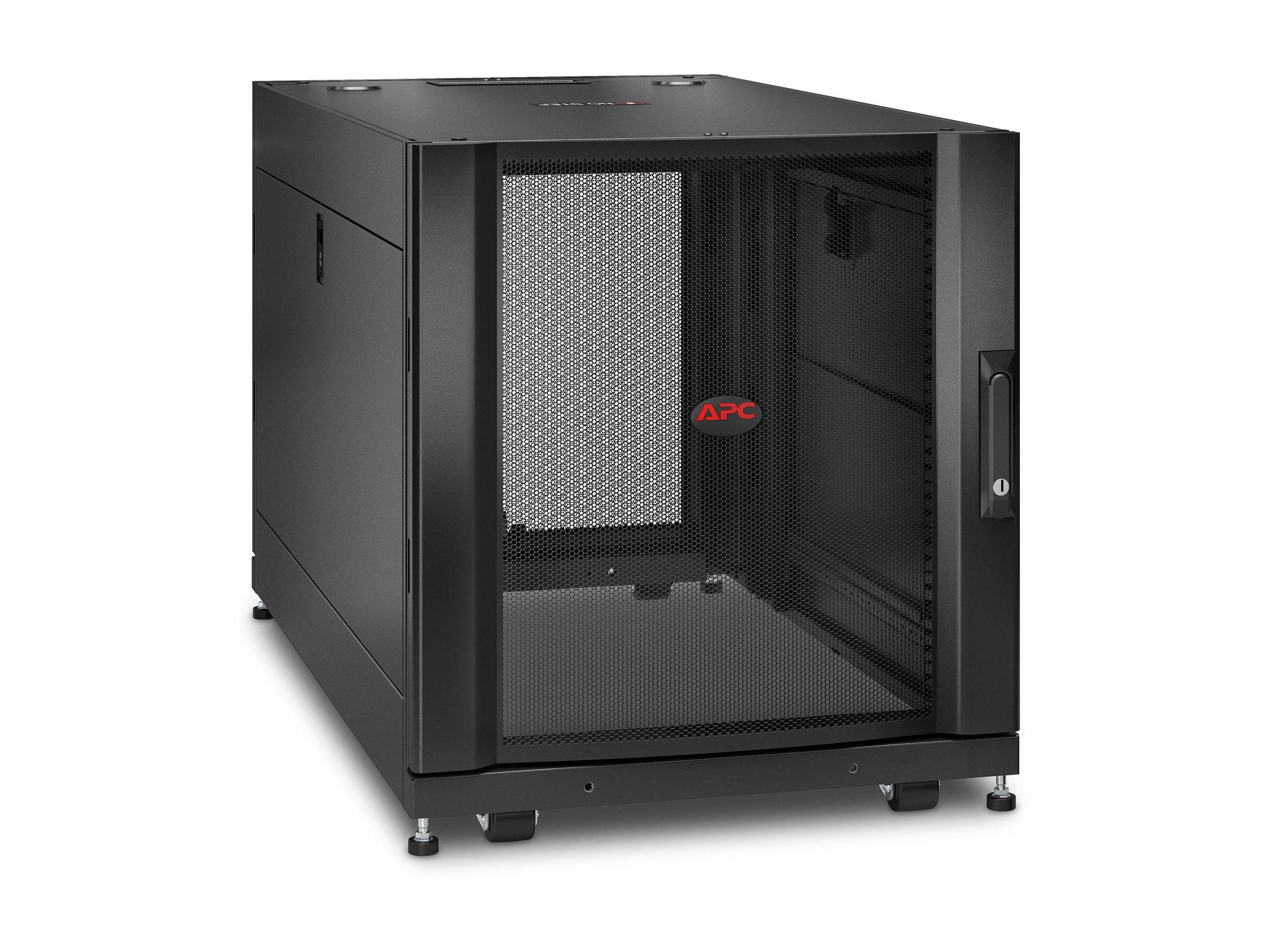 APC NetShelter SX - Schrank Netzwerkschrank - Schwarz - 12U - 48.3 cm (19") - fü-2
