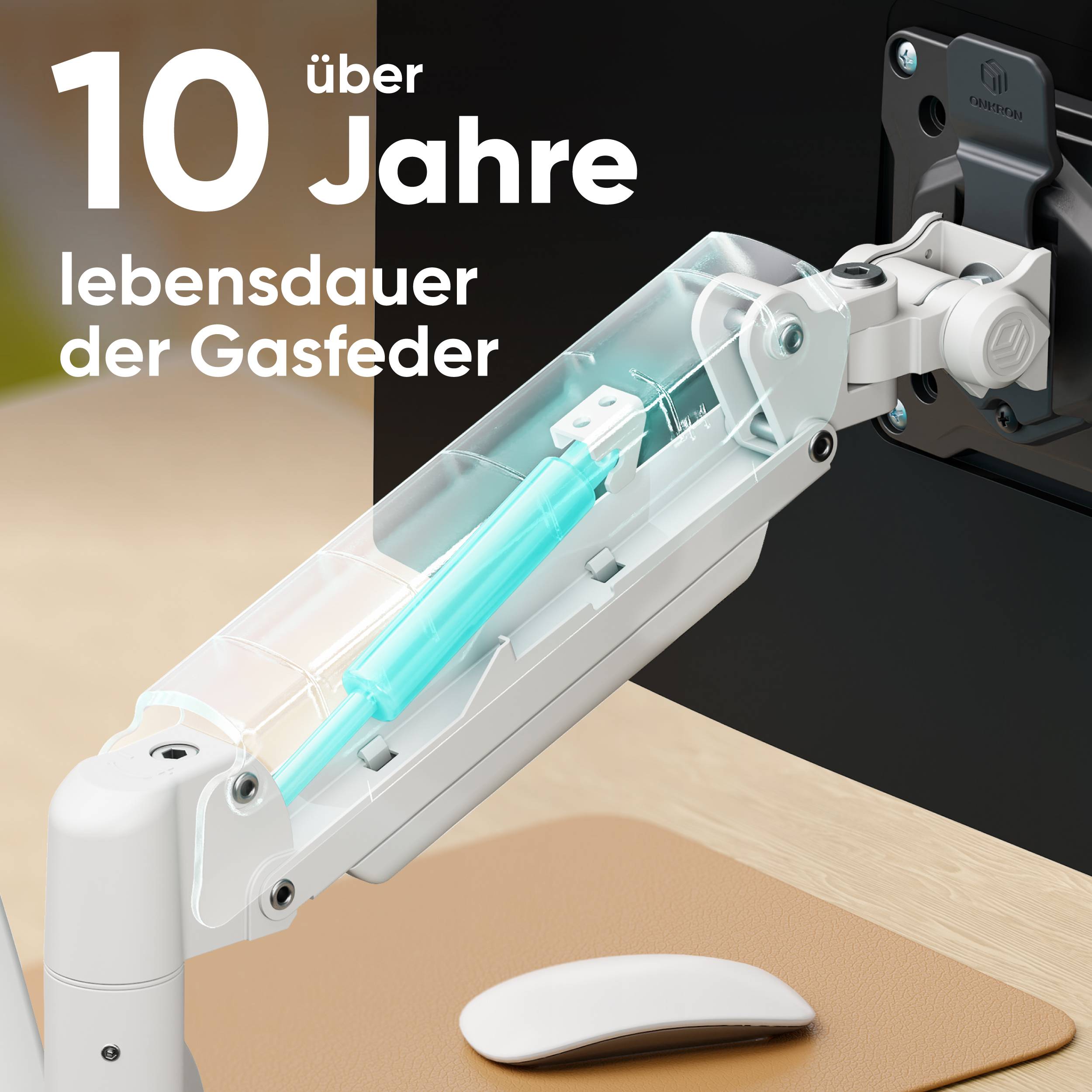Symbolbild für ONKRON Monitor Halterung 2 Monitore für 13-32 Zoll Bildschirme bis 10 kg pro Arm