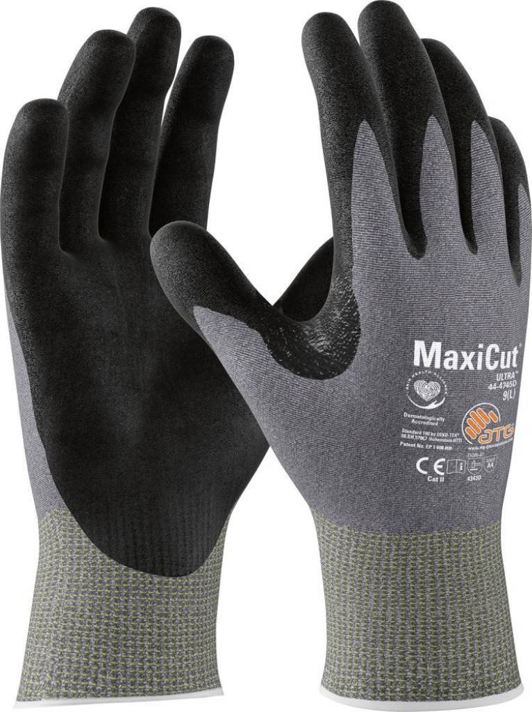 12 Paar MAXIFLEX Schnittschutzhandschuh MaxiCut Ultra CUT D Gr.9-0