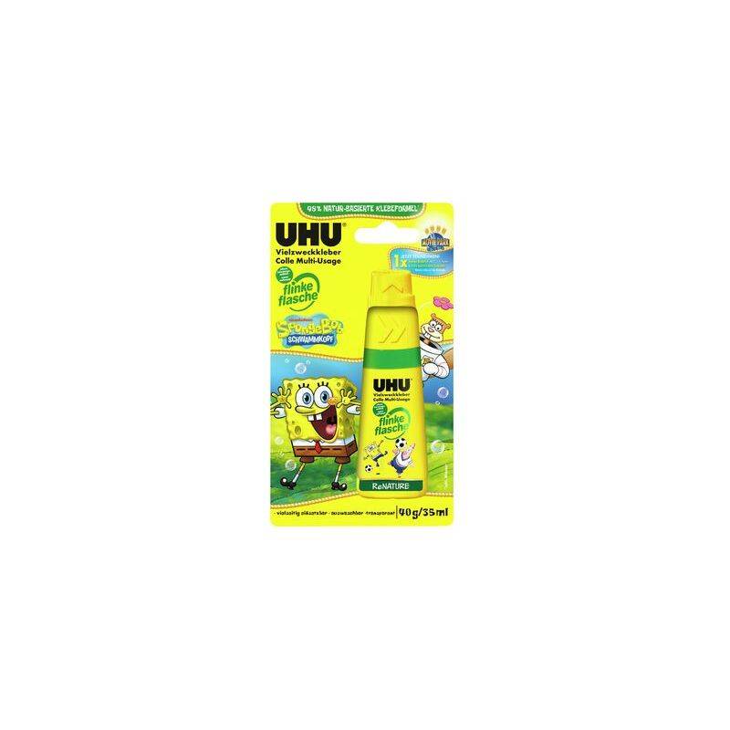 UHU Vielzweckkleber flinke flasche ReNATURE Spongebob, 40 g-0