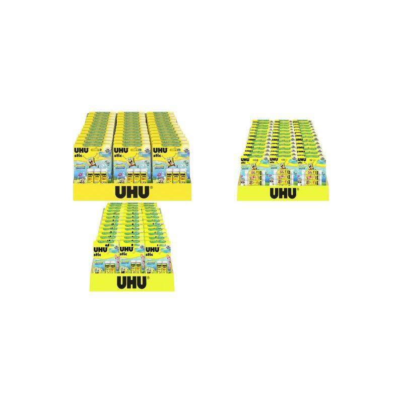 UHU Klebestift stic Spongebob, 3 x 8,2 g, 36er Display-0