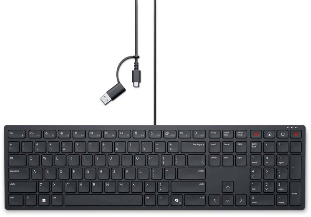 Dell Pro Silent Wired Collaboration Keyboard-0