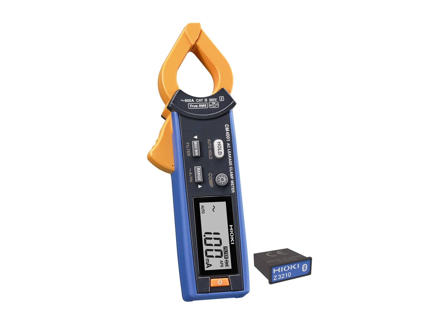 HIOKI CM4001-90 - AC-Leckstromzange mit Bluetooth, 600 A-0