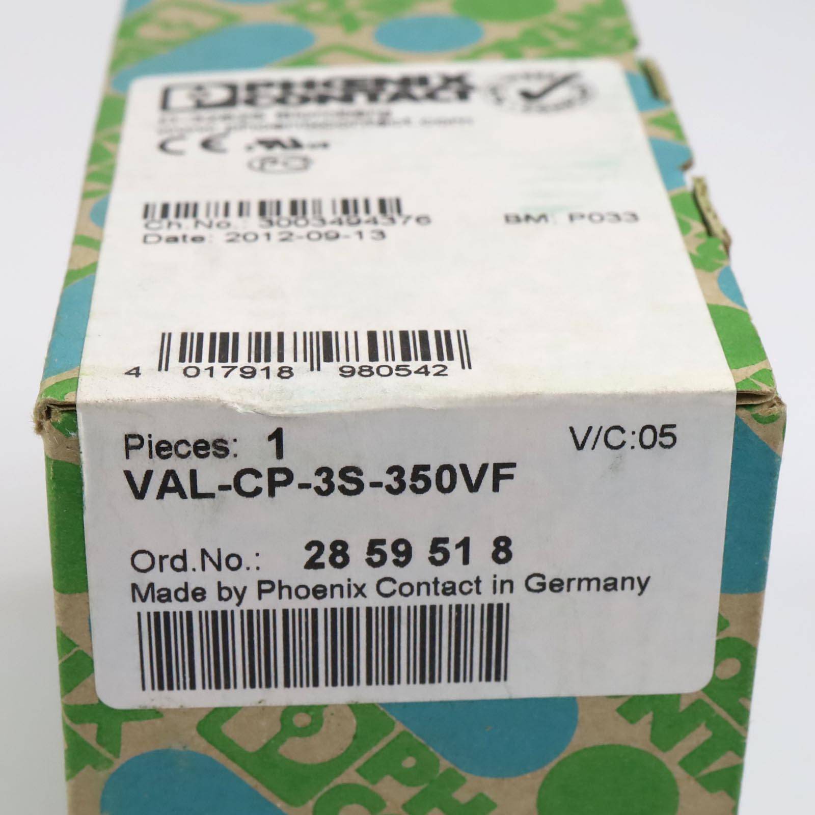 Phoenix Contact Überspannungsableiter VAL-CP-3S-350VF 2859518 SIE-1