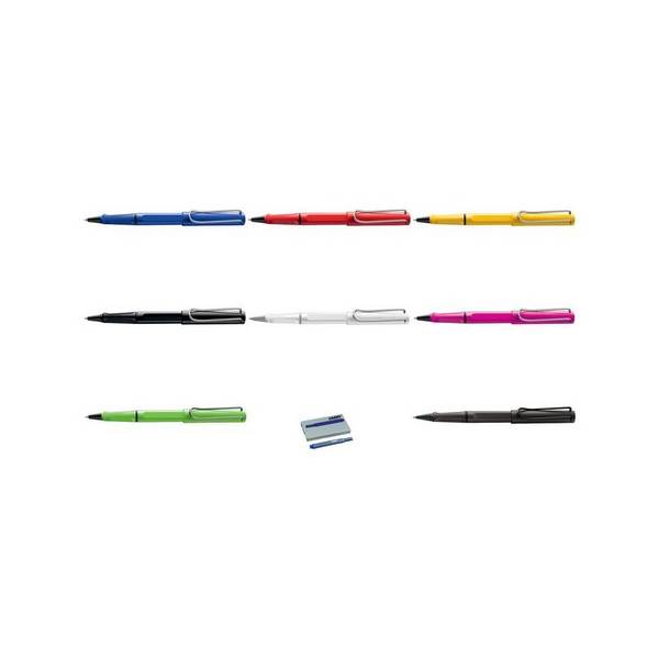 LAMY - safari roll-ink blue Tintenroller mit Tintenpatrone ASA-Kunststoff blau